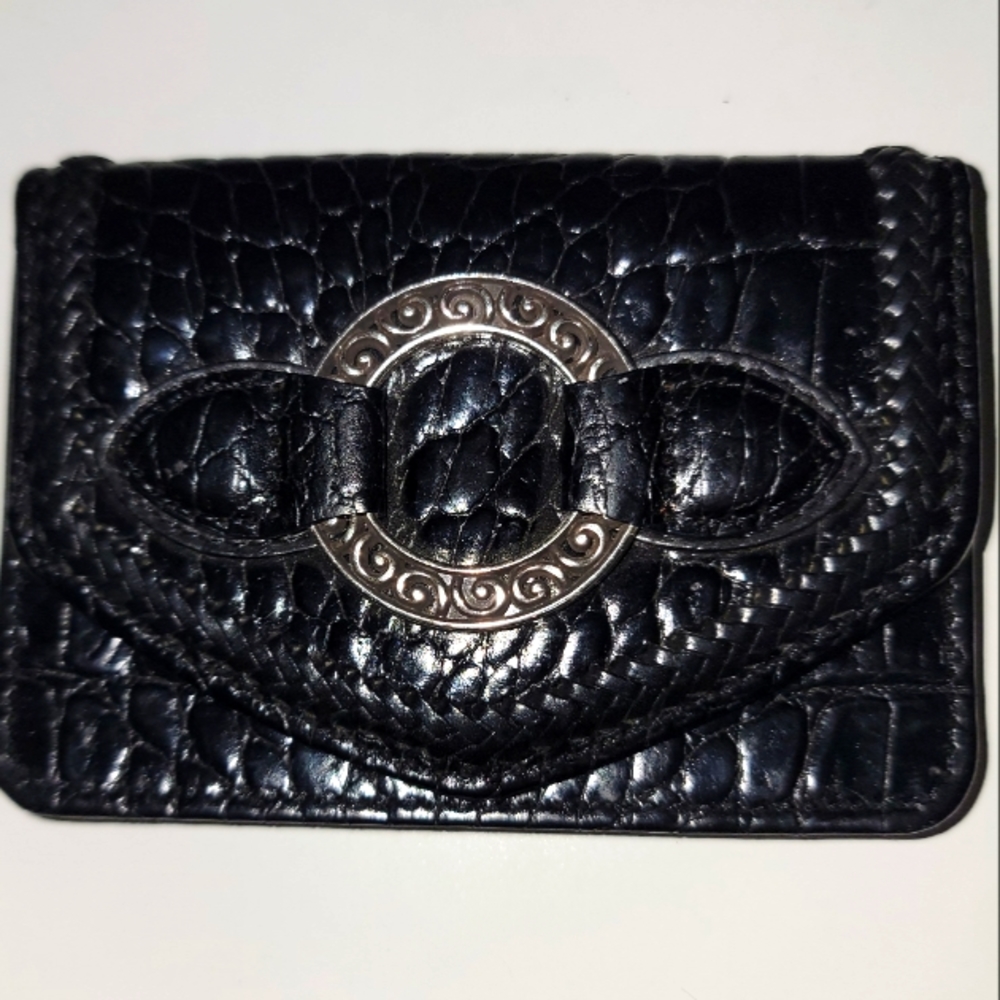 Brighton Card Wallet Magnetic Closure